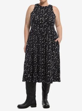 Marvel Avengers Icons Floral Plus Size Tank Dress Her Universe Exclusive, , hi-res